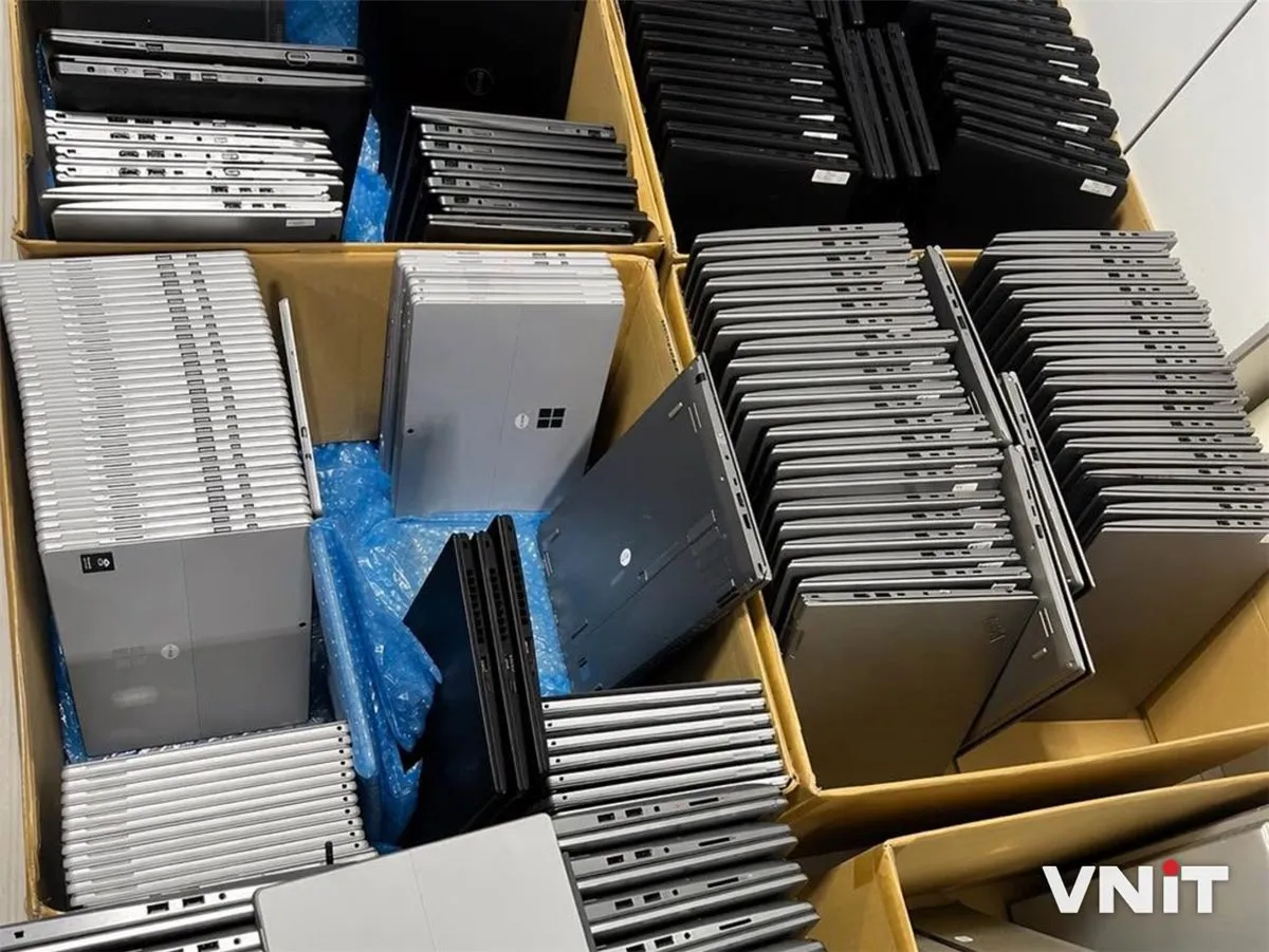 Lô laptop, MacBook, Surface số lượng lớn VNIT thu mua & thanh lý cho doanh nghiệp