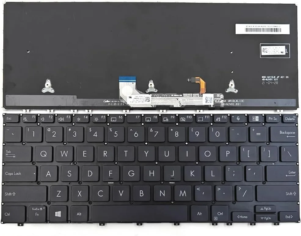 Bàn phím Dùng cho Asus ExpertBook B5302,B5302F,B5302C (Màu Xám) Có Đèn