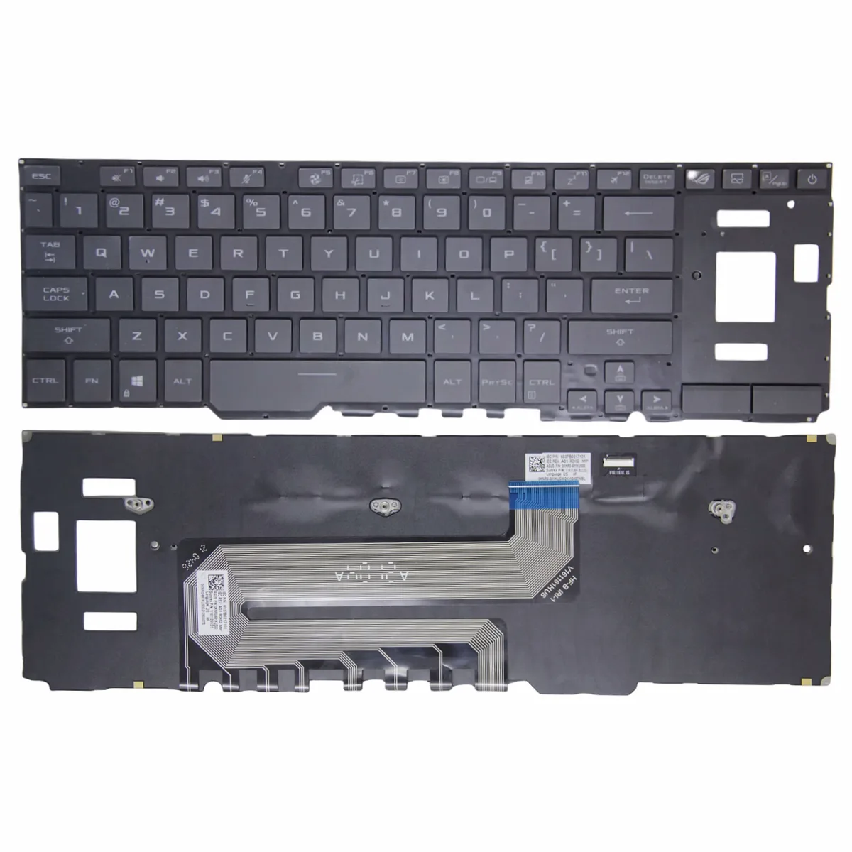 Bàn phím Dùng cho Asus GX550,GX550LXS,GX550LWS,GX551 (Màu Đen) Có Đèn