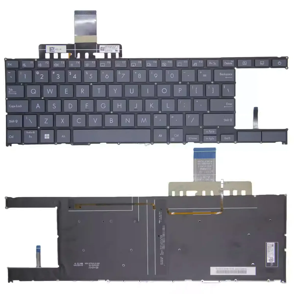 Bàn phím Dùng cho Asus UX482E,UX482EA,UX482EAR,UX482EG,UX482EGR (Màu Xanh Đen)