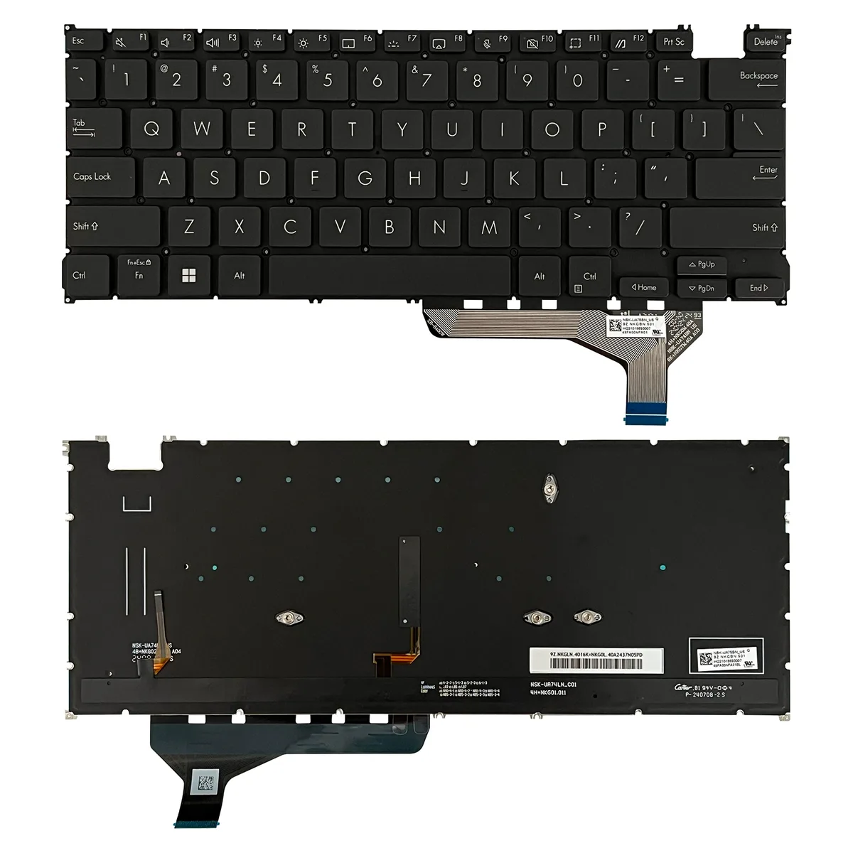 Bàn phím ASUS Zenbook 14 OLED UM3402 (NSK-UA74LN) (Có đèn)