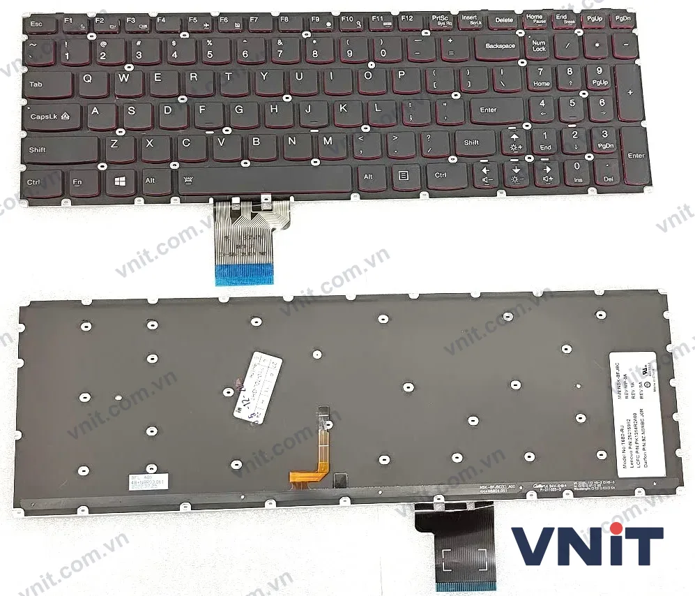 Bàn phím Dùng cho Lenovo Y50,Y50-70 (Có Đèn)