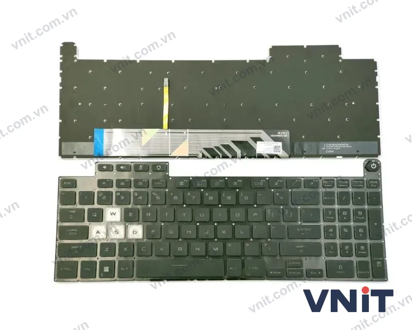 Bàn phím Dùng cho Asus FA507,FX507,FX517,FX517ZC,FX517ZE,FX517ZM,FX517Z (Màu Đen) Có Đèn