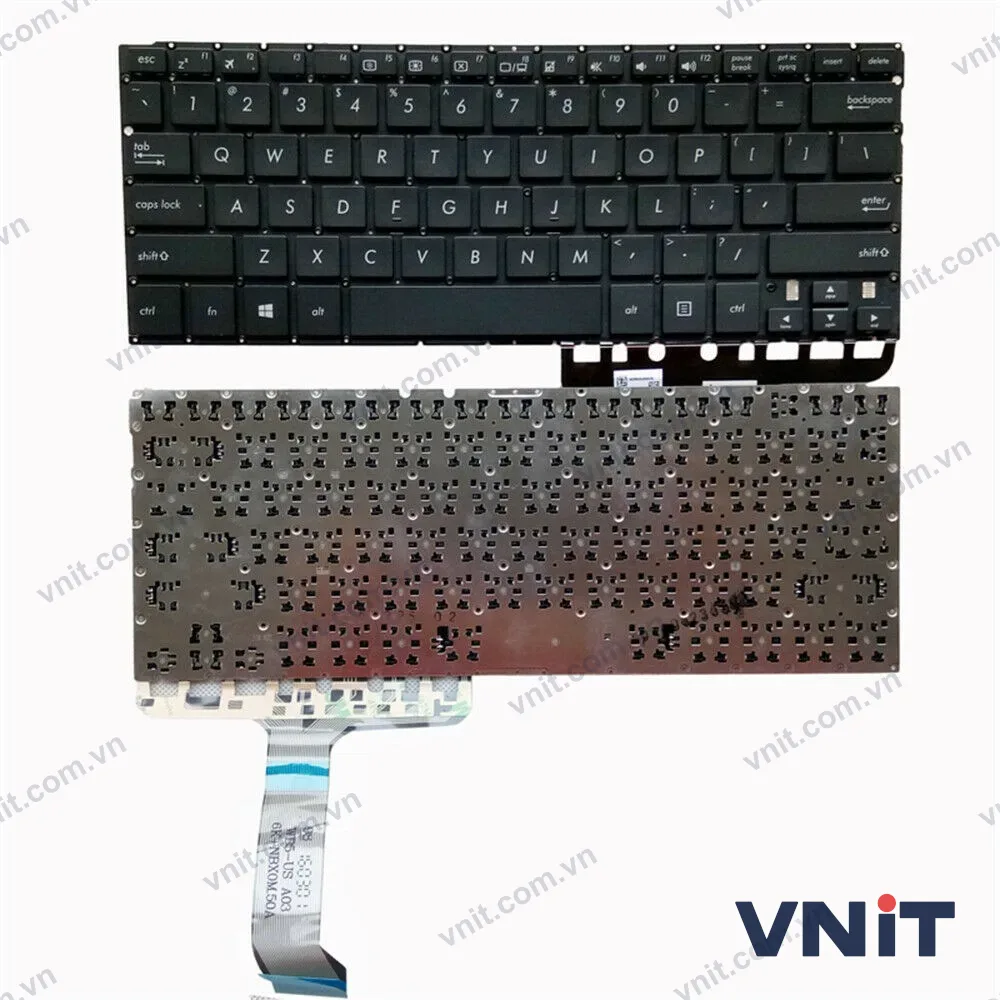Bàn phím Dùng cho Asus UX360C,UX360CA (Màu Đen)