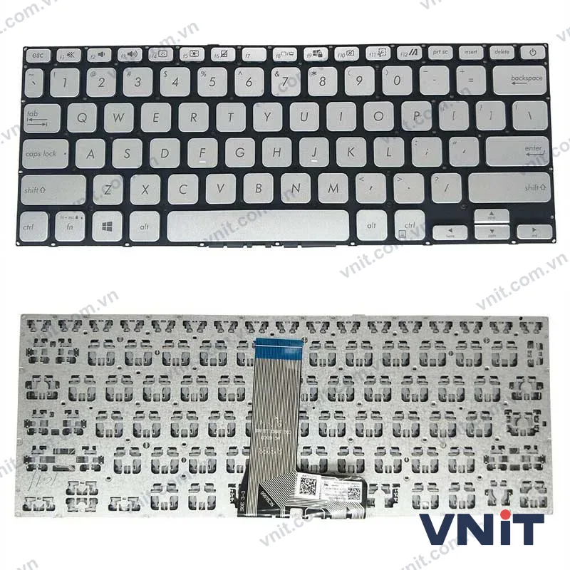 Bàn phím Dùng cho Asus X409J,X409D,X409U,X409F,X409BA.X409MA,X415 (Màu Bạc) Có đèn