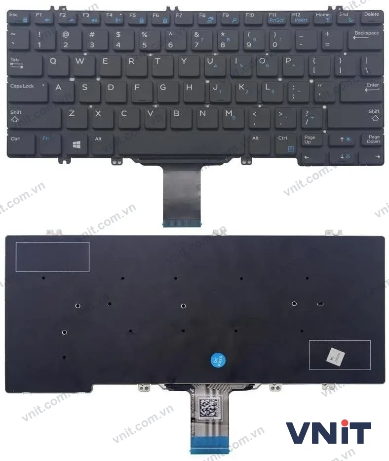 Bàn phím Dùng cho Dell Latitude 5280,5288,5289,7280,7290,7390 (Có đèn)