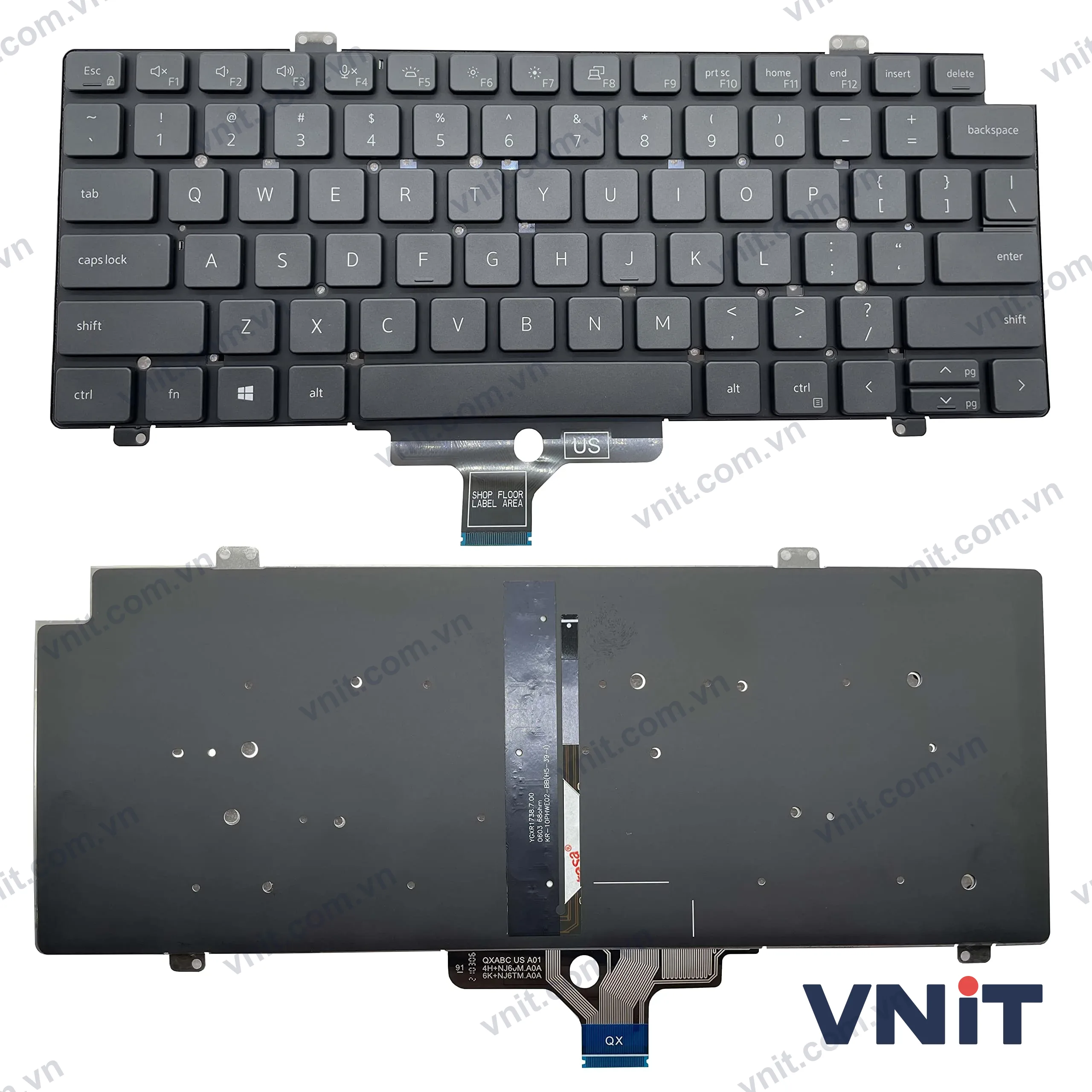 Bàn phím Dùng cho Dell Latitude 7310 (Có Đèn)