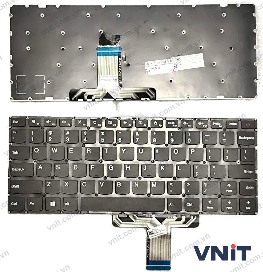 Bàn phím Dùng cho Lenovo 710S-13IKB,710S-13ISK,Air 13 Pro 13.3″ (Có nút nguồn)
