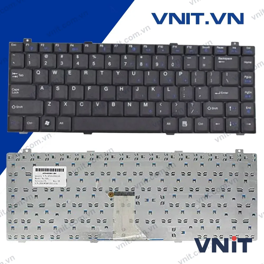 Bàn Phím Gateway W350, T6800, M1615, T63, SA1, M6705