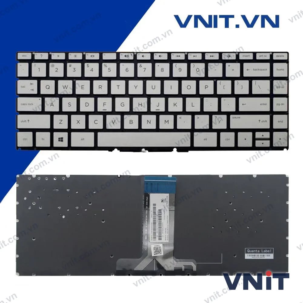 Bàn phím HP 14BA, 14BS, 14BF, 14CM, 240 G7, 245 G7, 348 G5 Màu Bạc
