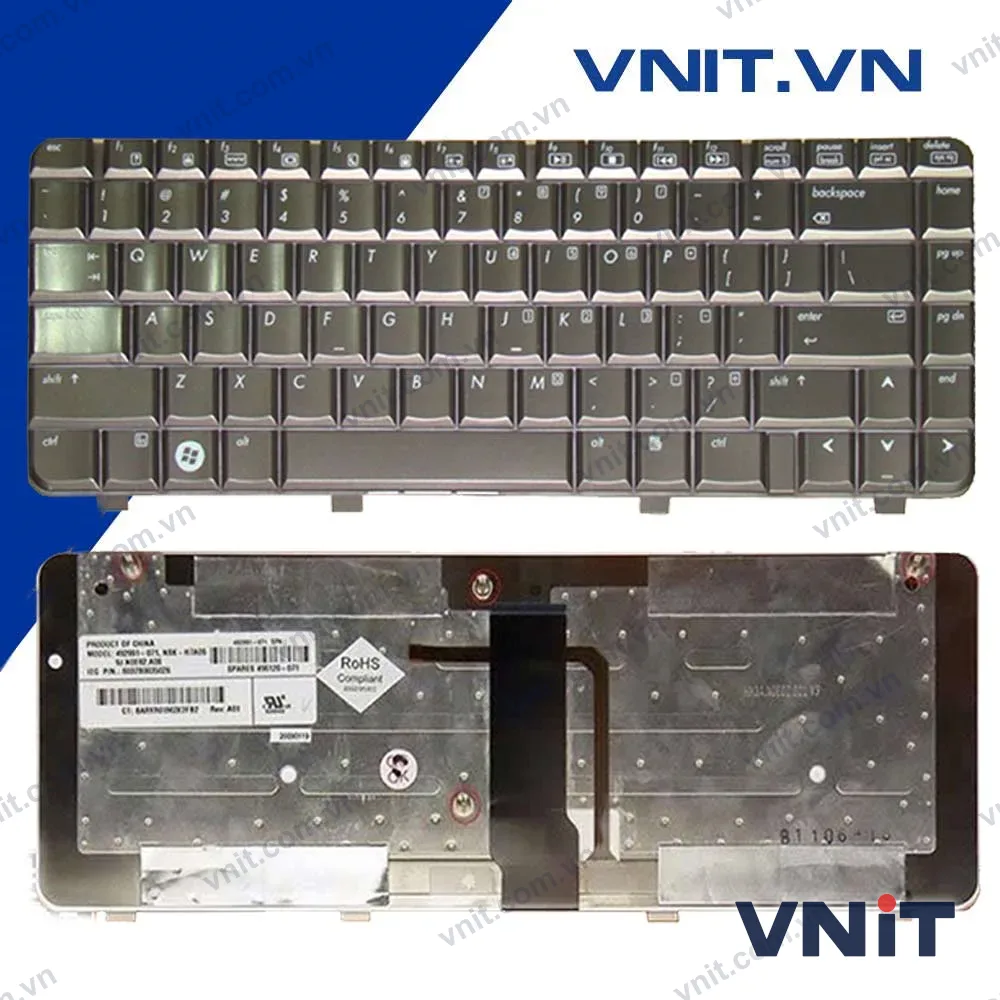 Bàn phím HP DV3000, DV3500 (Màu Đồng + Có Đèn) + Keyboard HP DV3000, DV3500 Backlit