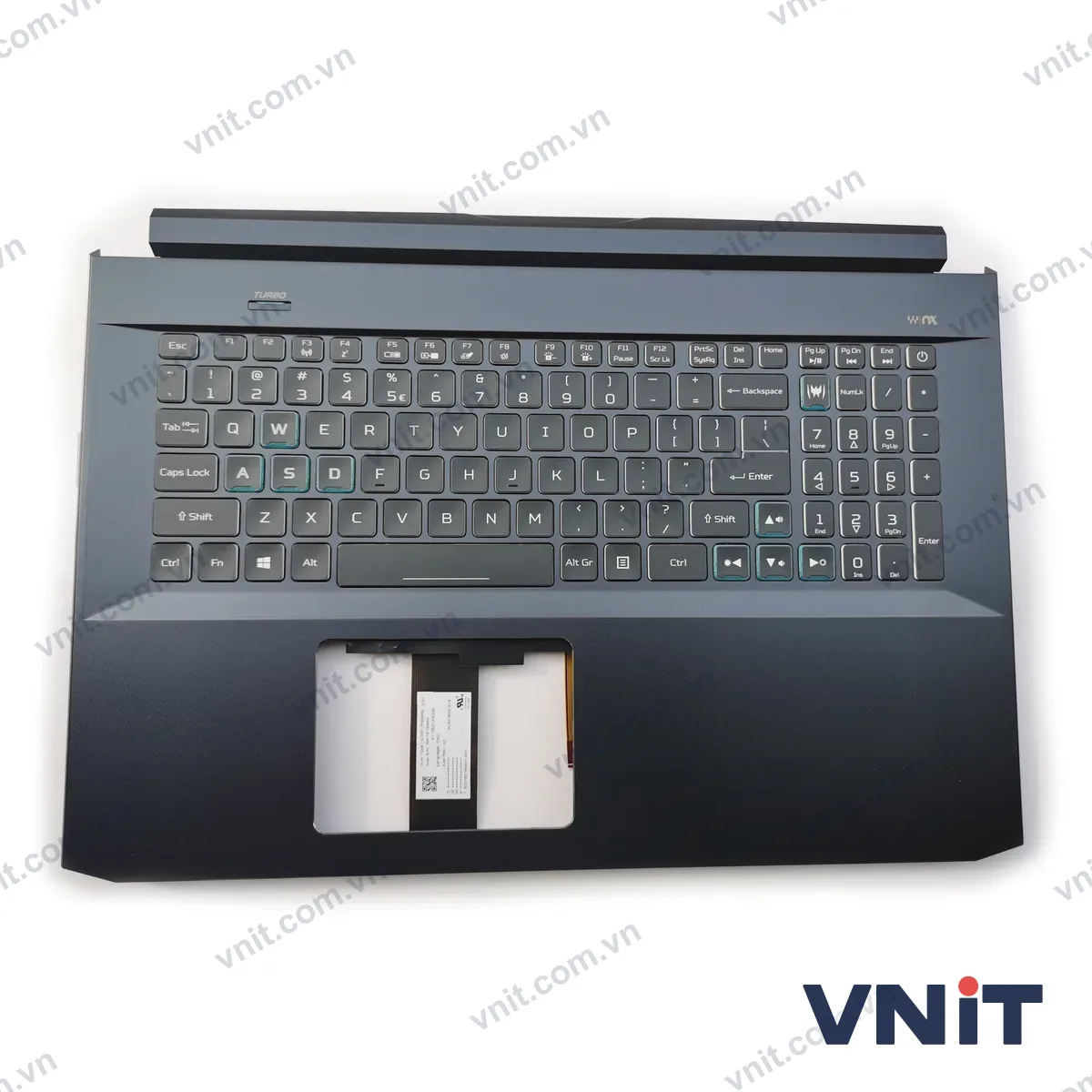 Bàn phím kèm bệ (palmrest) Laptop Acer PREDATOR HELIOS 300, PH317-53, 7-color (Có đèn nền)