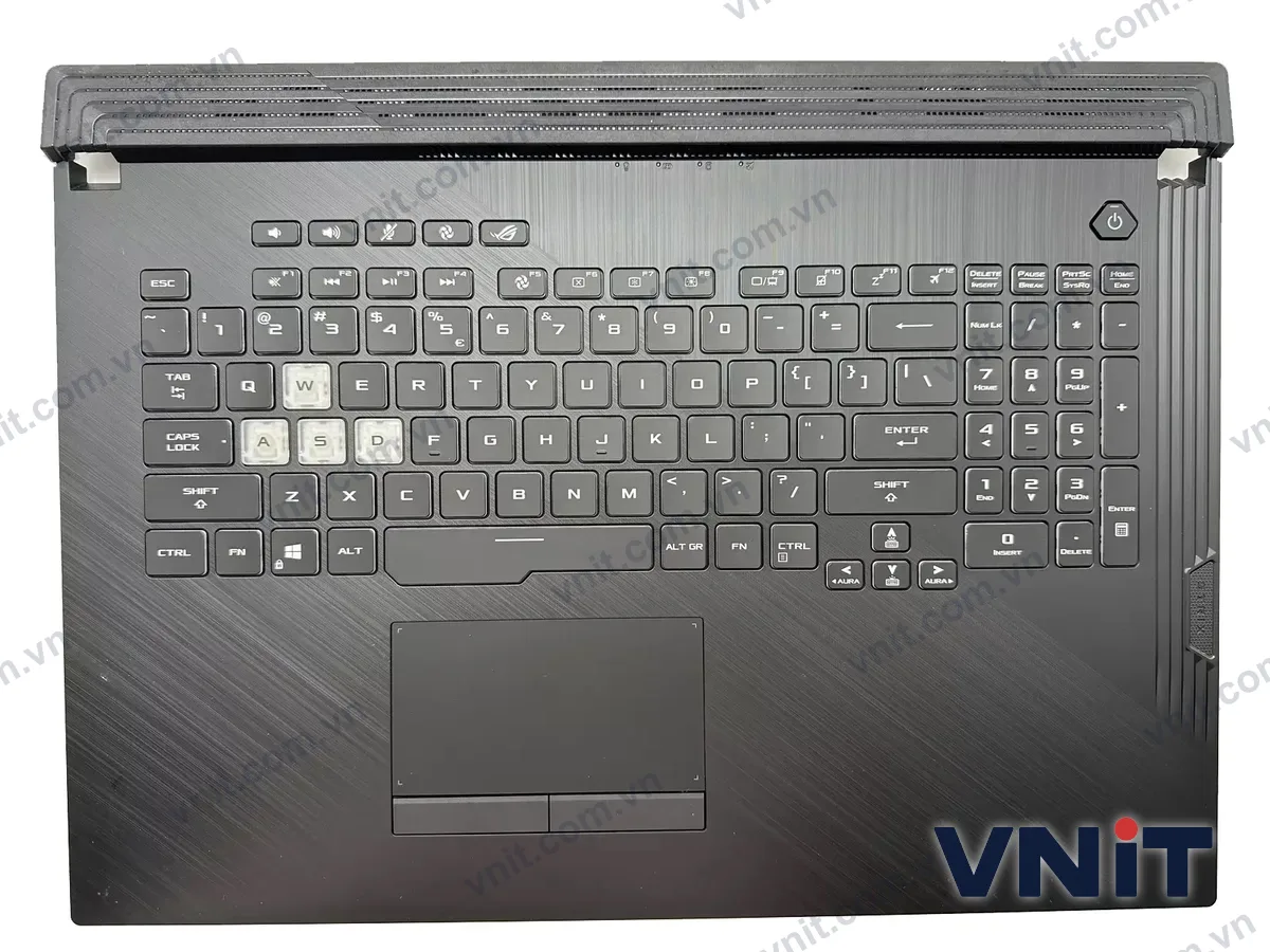 Bàn phím kèm bệ (palmrest) Laptop Asus ROG Strix G731, G712, G731GU, GL731GU, G712L, 8pin (Có đèn nền)