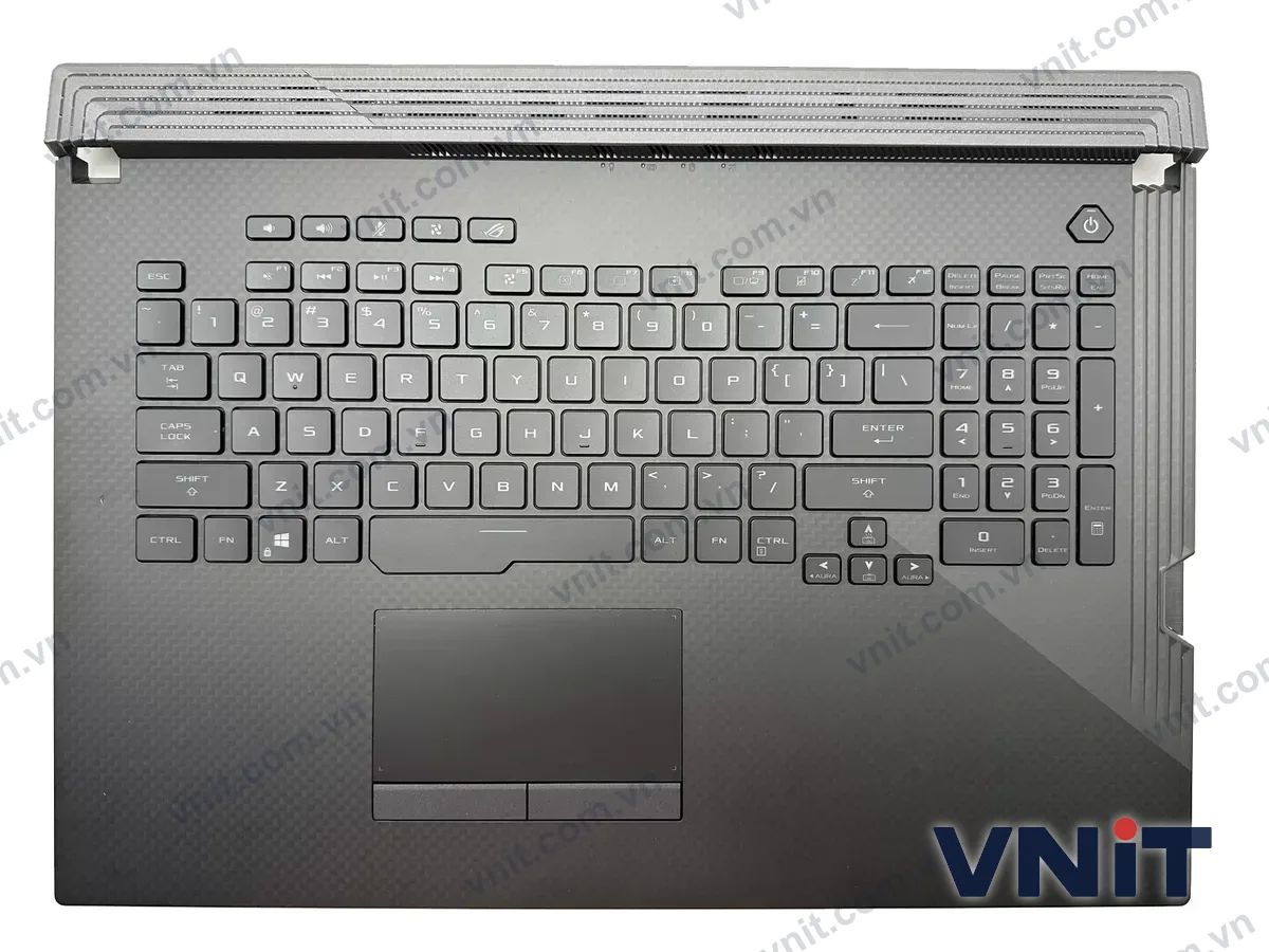 Bàn phím kèm bệ (palmrest) Laptop Asus ROG Strix G731 G712 G731GU GL731GU G712L RGB (Có đèn nền)