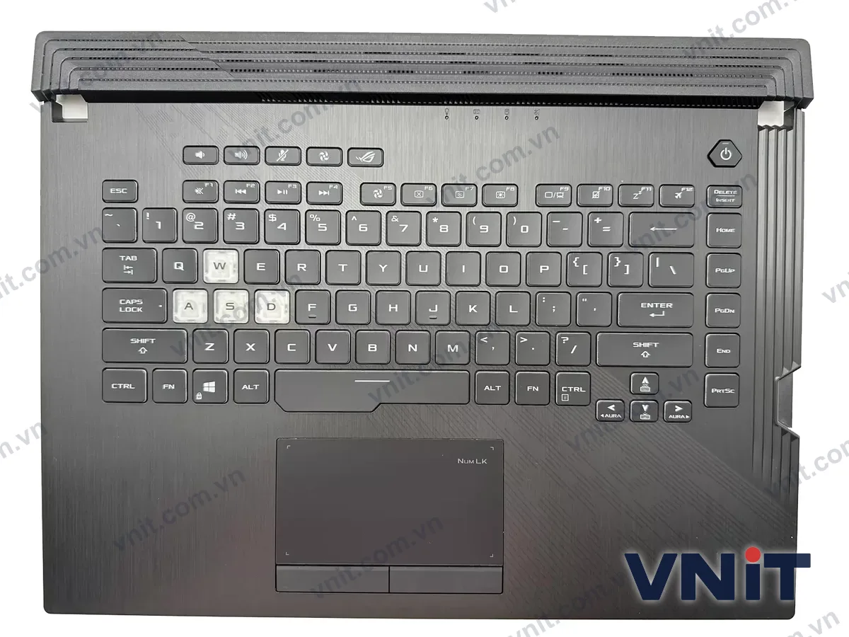 Bàn phím kèm bệ (palmrest) Laptop Asus ROG Strix GL531 G531 16pin 12pin-touchpad (Có đèn nền)