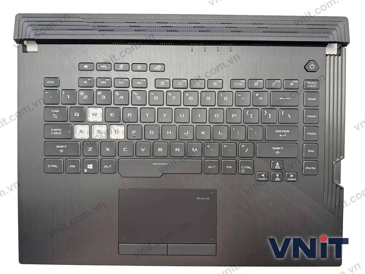 Bàn phím kèm bệ (palmrest) Laptop Asus ROG Strix GL531 G531 16pin RGB 12pin-touchpad (Có đèn nền)