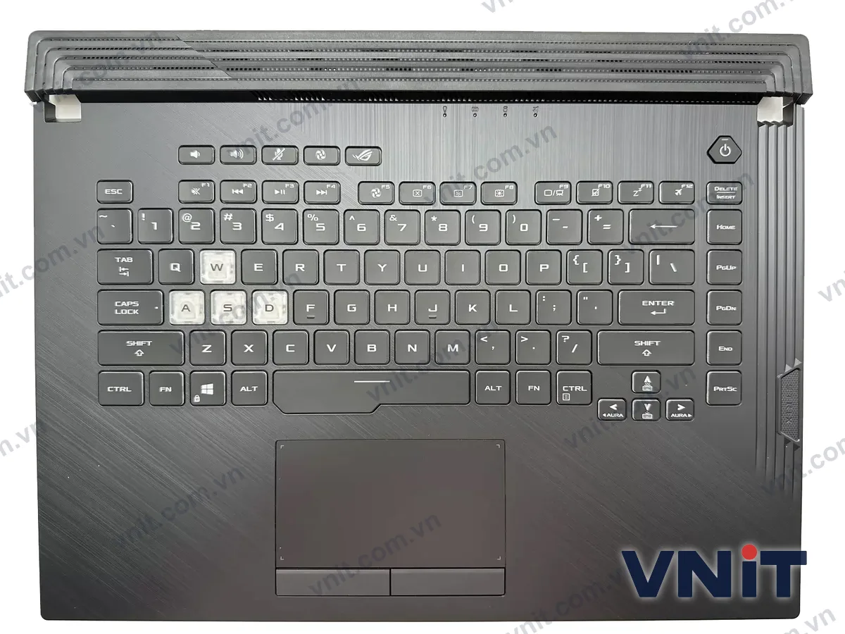 Bàn phím kèm bệ (palmrest) Laptop Asus ROG Strix GL531 G531 4-key 8pin 8pin-touchpad (Có đèn nền)