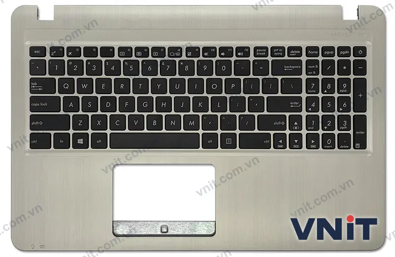 Bàn phím kèm bệ (palmrest) Laptop Asus Vivobook X540 R540 A540 VM592 VM520U (Màu vàng)