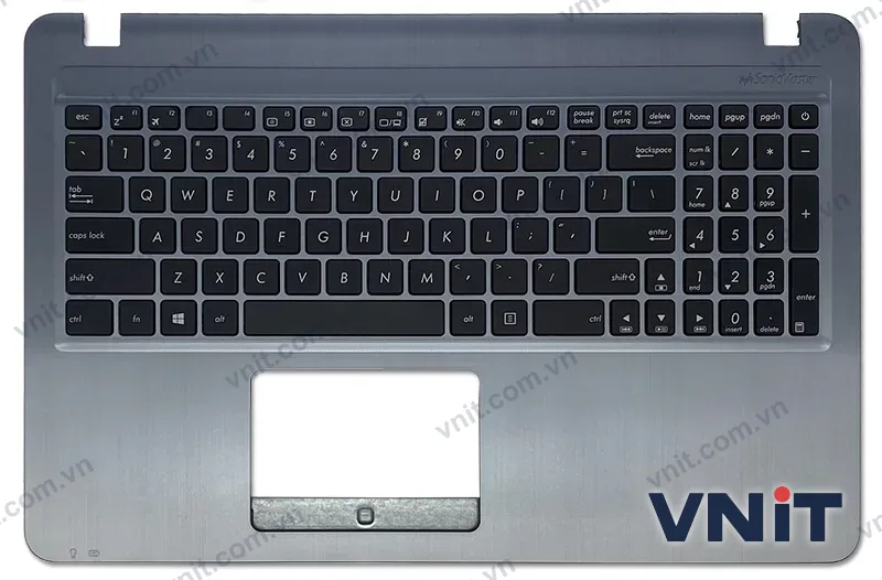 Bàn phím kèm bệ (palmrest) Laptop Asus Vivobook X540, R540, A540, VM592, VM520U (Màu xám)
