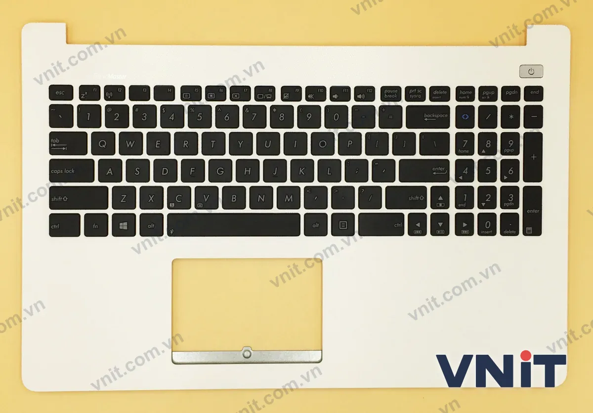 Bàn phím kèm bệ (palmrest) Laptop Asus X502 X502CA 90NB00I2-R31US1 (Màu trắng)