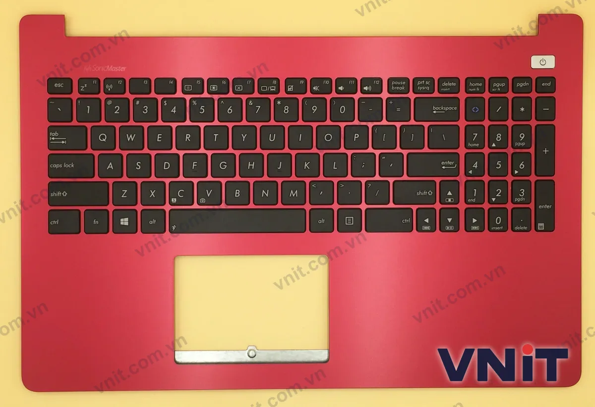 Bàn phím kèm bệ (palmrest) Laptop Asus X502 X502CA 90NB00I3-R31US1 (Màu đỏ)