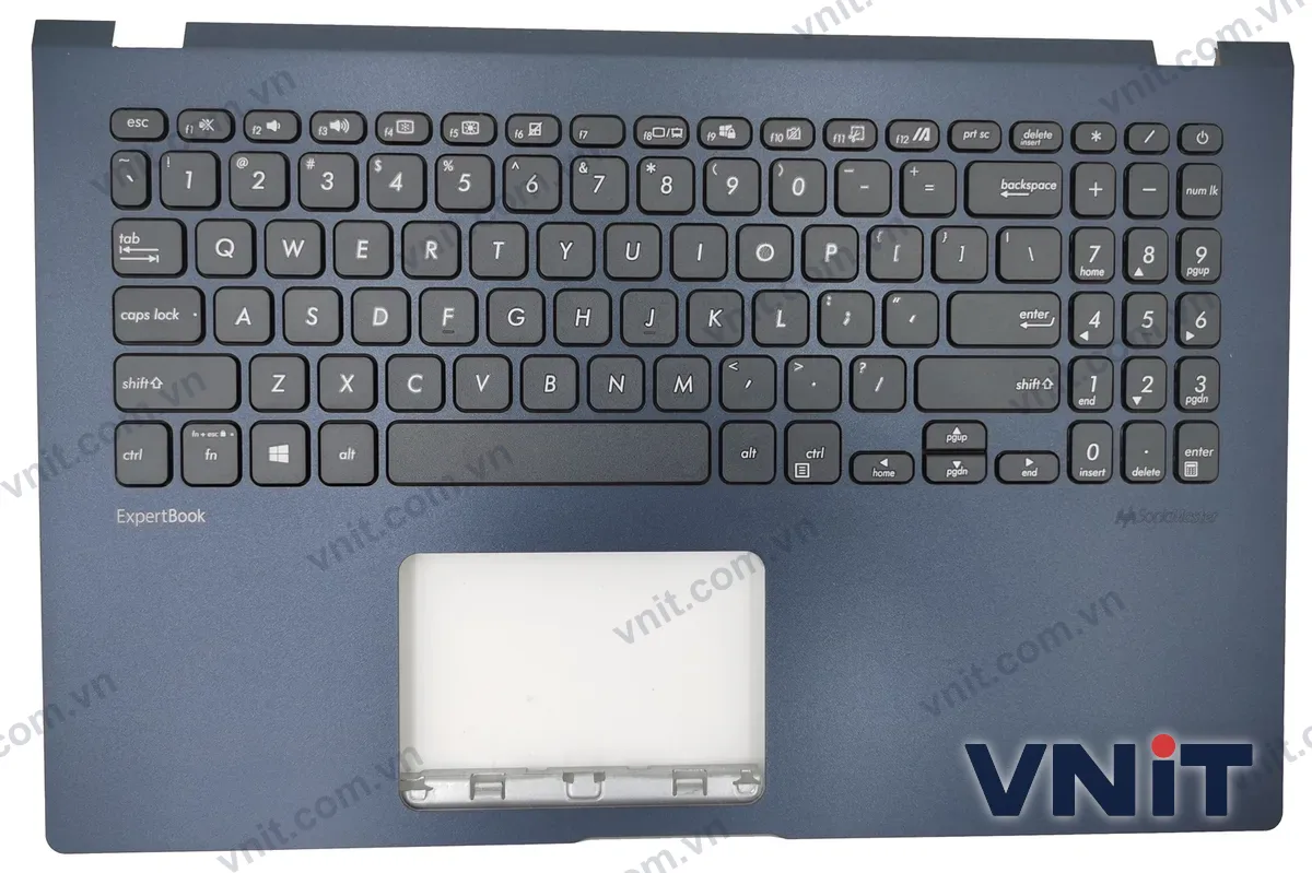 Bàn phím kèm bệ (palmrest) Laptop Asus X509, X509F, X509D, K509F, K509U, X509U (Màu đen)