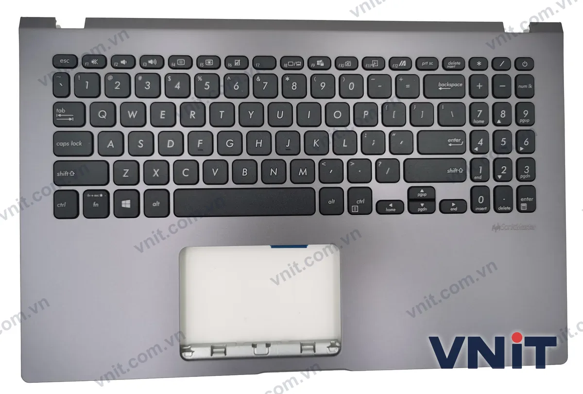 Bàn phím kèm bệ (palmrest) Laptop Asus X509F X509D K509F K509U X509U (Màu đen)