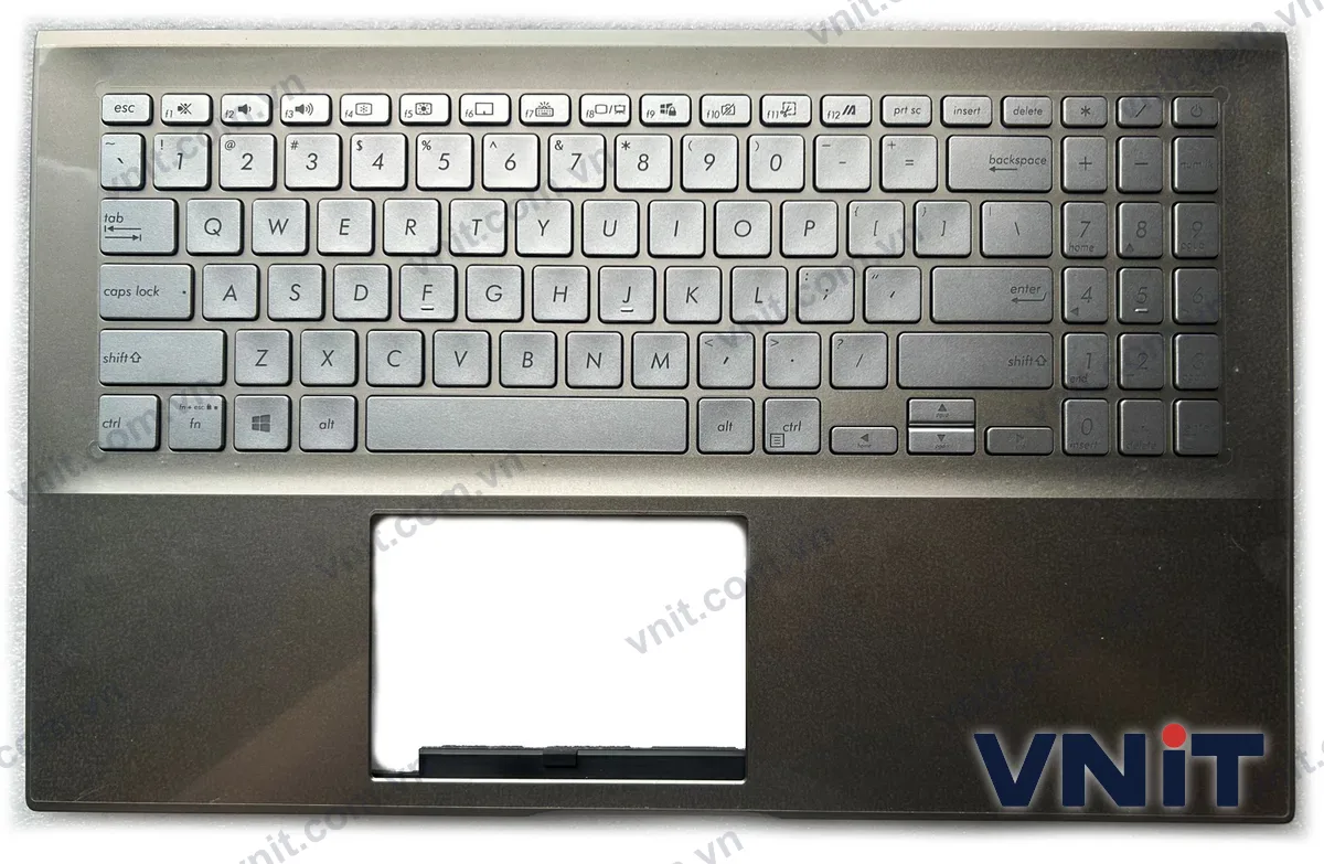 Bàn phím kèm bệ (palmrest) Laptop Asus X531, X531F, X531FA, S5500, S5500F, S532F (Có đèn nền) (Màu vàng)