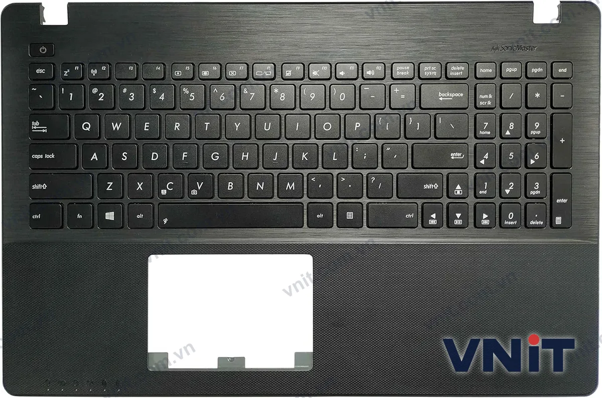 Bàn phím kèm bệ (palmrest) Laptop Asus X550, Y581, F550, A550, R510, R513, R505, K550, X552, F552 (Màu đen)