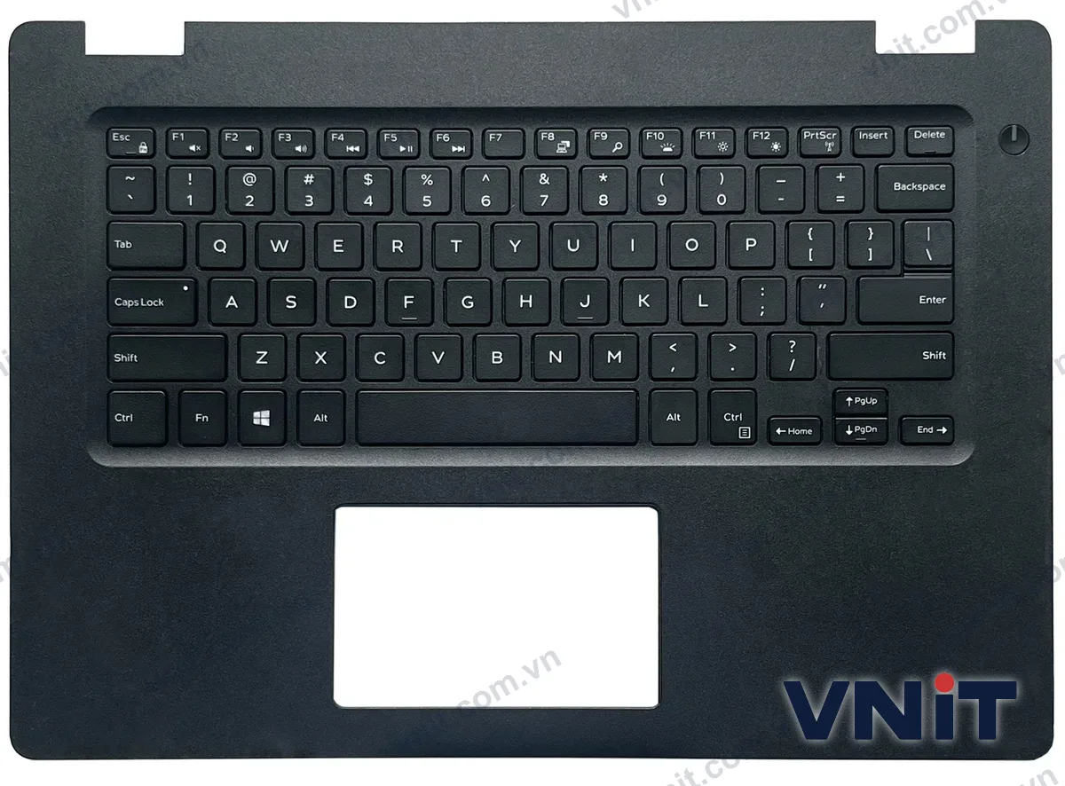 Bàn phím kèm bệ (palmrest) Laptop Dell E3490, Latitude 3490, P89G, L3490, 0P8YTM (Có đèn nền)