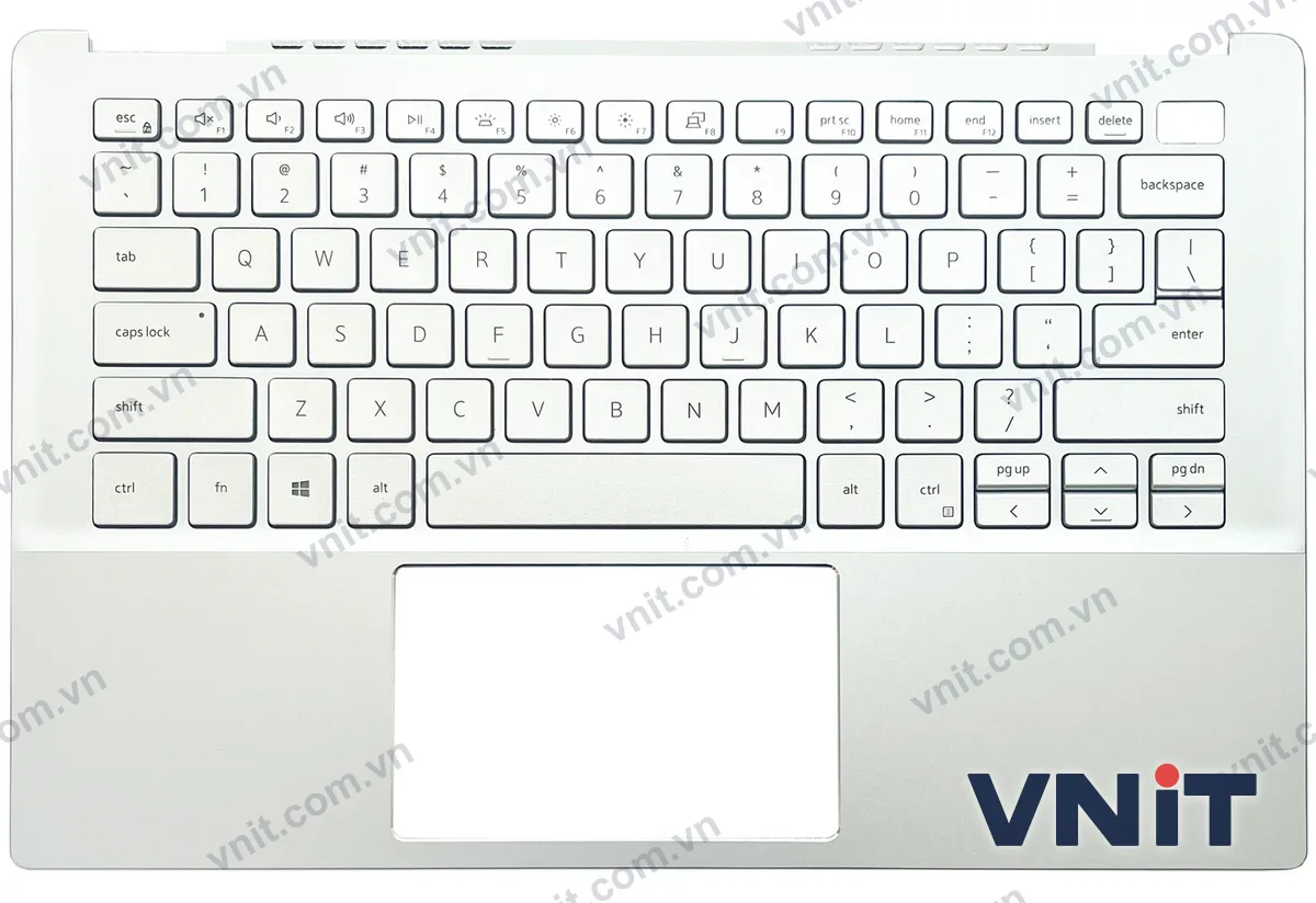 Bàn phím kèm bệ (palmrest) Laptop Dell Inspiron 13-5000, Inspiron 13 5390, Inspiron 13 5391 (Có đèn nền) (Màu bạc)