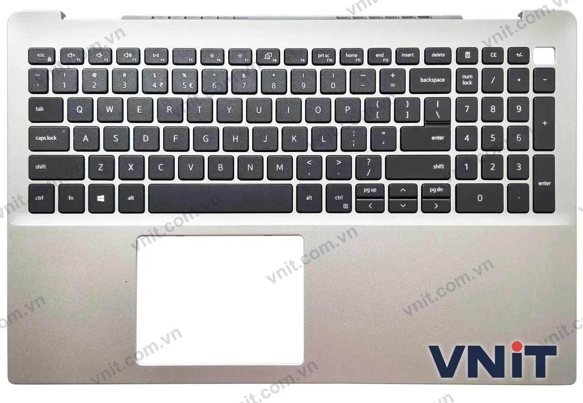 Bàn phím kèm bệ (palmrest) Laptop Dell inspiron 15-5000, inspiron 15 5590, inspiron 15 5598, 0DV7T7 (Màu đen)