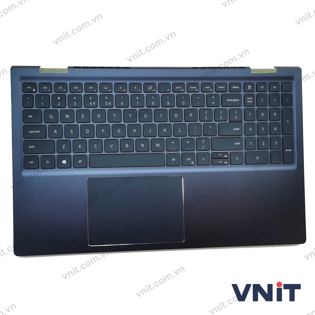 Bàn phím kèm bệ (palmrest) Laptop Dell Vostro 15 5510, Vostro 15 5515, V5510, V5515, touhpad , 0Y64G2, 7WCH0, Y64G2, 460.0NC0D.0013 (Có đèn nền)