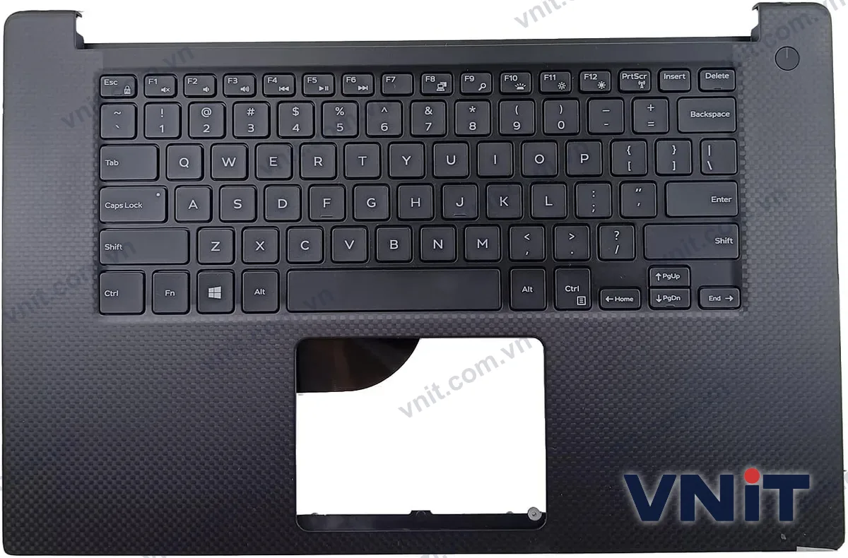 Bàn phím kèm bệ (palmrest) Laptop Dell XPS 15 9560, Precision 5520, 0Y2F9N (Có đèn nền)
