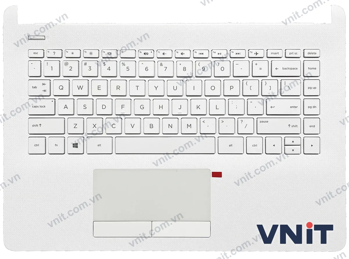 Bàn phím kèm bệ (palmrest) Laptop HP 14-BS, 14-BW, 14G-BR, 240 G6, TPN-Q186, TPN-Q187 (Màu trắng)