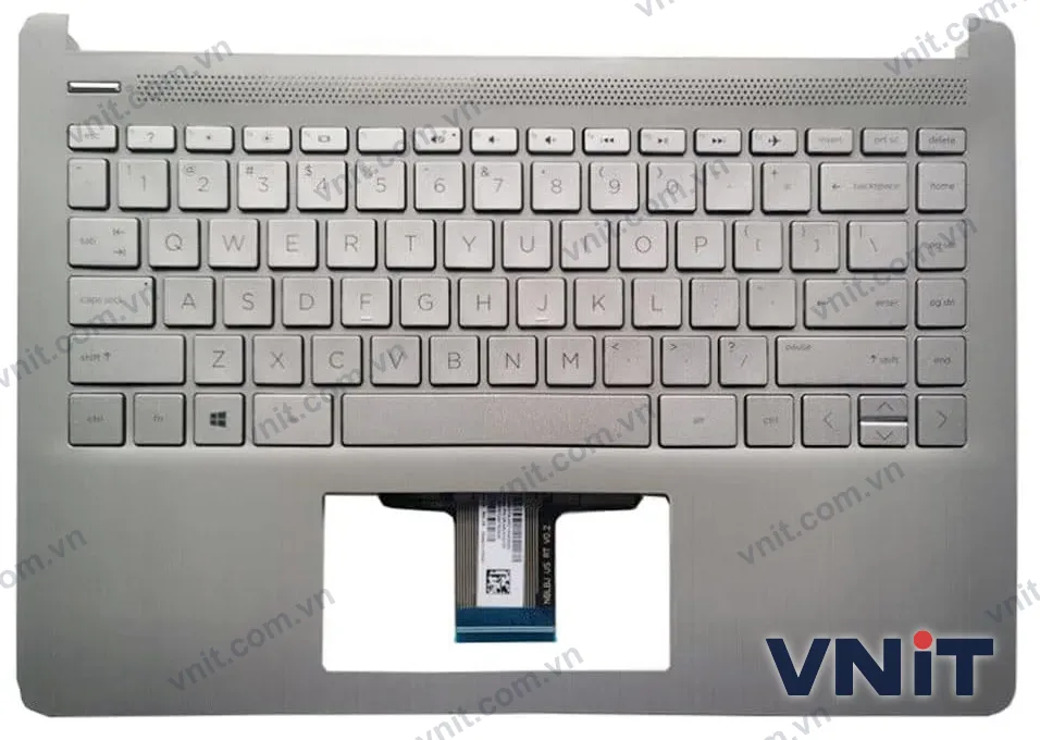 Bàn phím kèm bệ (palmrest) Laptop HP 14-DQ, 14-FQ, 14S-FR, TPN-Q221, TPN-Q242 (Màu bạc)