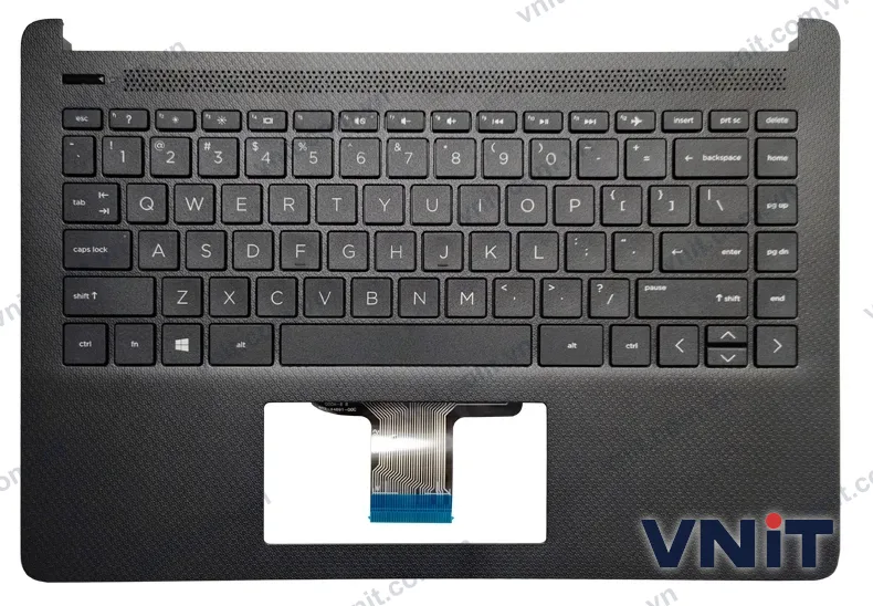 Bàn phím kèm bệ (palmrest) Laptop HP 14-DQ, 14-FQ, 14S-FR, TPN-Q221, TPN-Q242 (Màu đen)