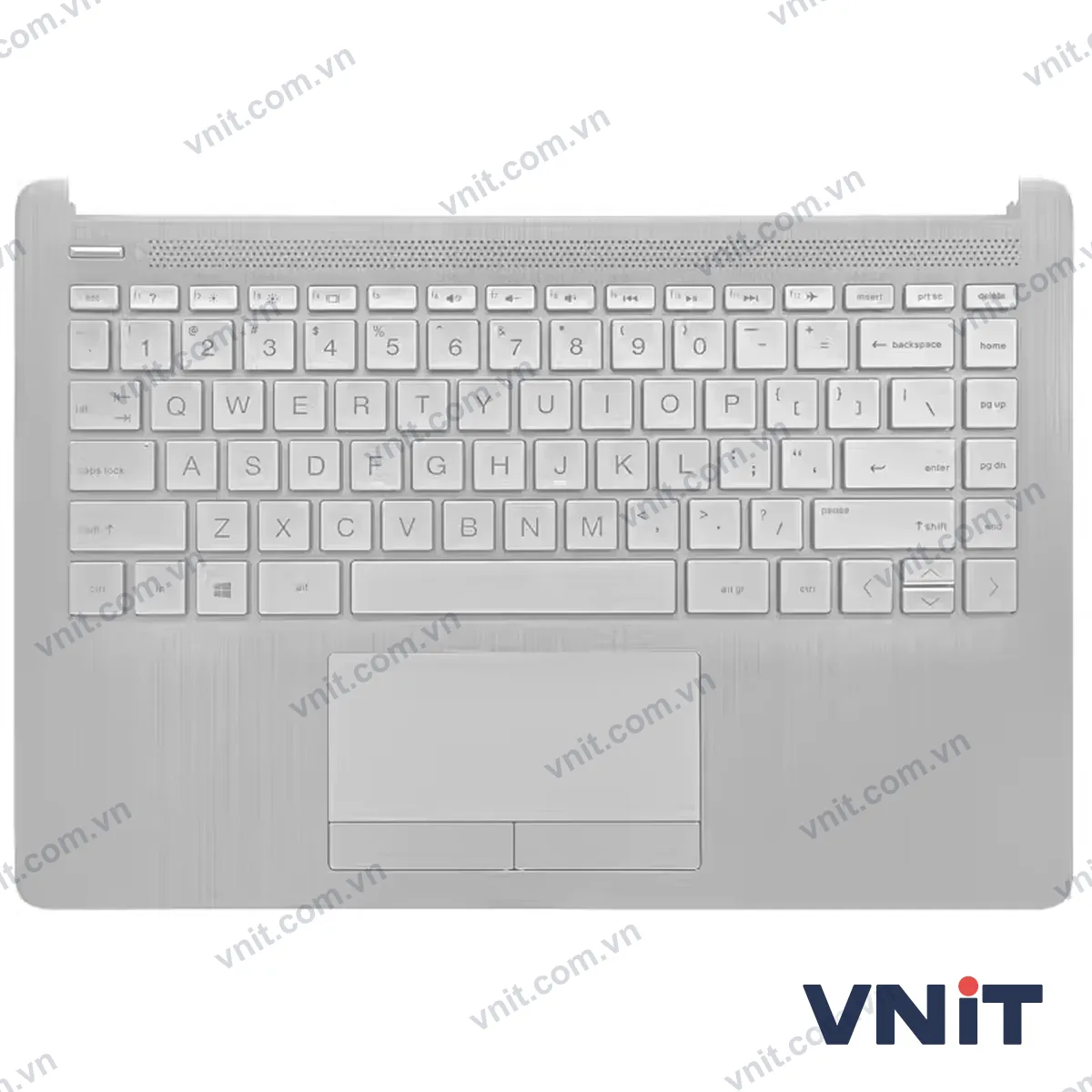 Bàn phím kèm bệ (palmrest) Laptop HP 14S-CF, 14S-CR, 14S-DK, 14S-DP, TPN-I130, TPN-I135, 340 G5 (Màu bạc)