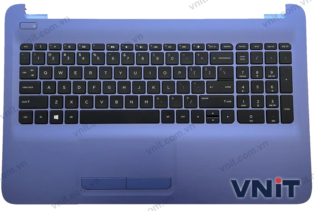 Bàn phím kèm bệ (palmrest) Laptop HP 15-AC, 15-AF, 15-AY, 15-BA, 15-BD, TPN-C125, 250 G4, 250 G5, 255 G4, 255 G5, , 855026-001 (Màu tím)