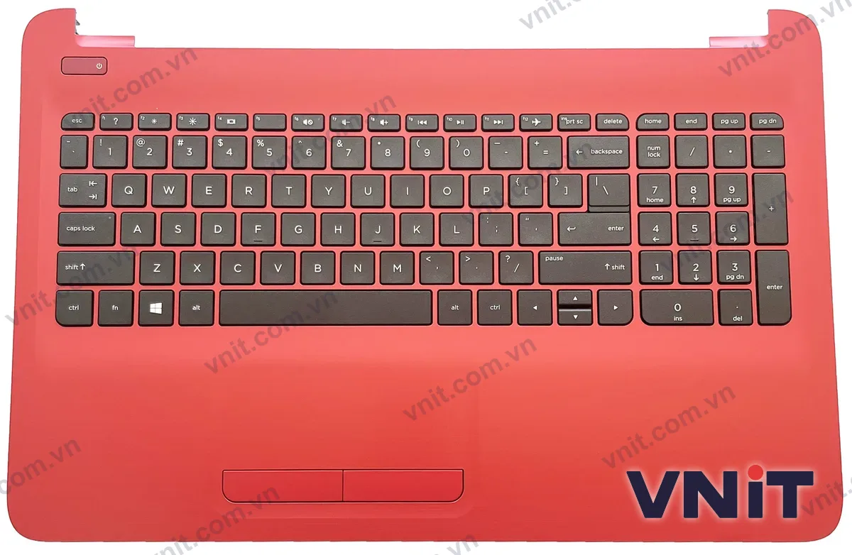 Bàn phím kèm bệ (palmrest) Laptop HP 15-AC, 15-AF, 15-AY, 15-BA, 15-BD, TPN-C125, 250 G4, 250 G5, 255 G4, 255 G5, , 855024-001 (Màu đỏ)