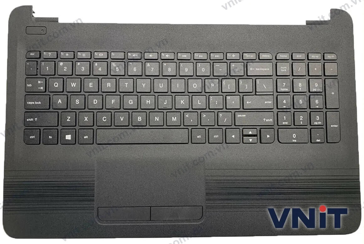Bàn phím kèm bệ (palmrest) Laptop HP 15-AC, 15-AF, 15-AY, 15-BA, 15-BD, TPN-C125, 250 G4, 250 G5, 255 G4, 255 G5, , 855027-001 (Màu đen)
