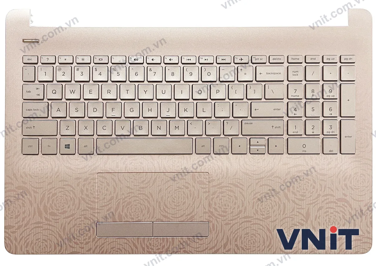 Bàn phím kèm bệ (palmrest) Laptop HP 15-BS, 15-BW, 15-BU, TPN-C129, TPN-C130, 250 G6, 925010-001 (Có đèn nền) (Màu hồng)