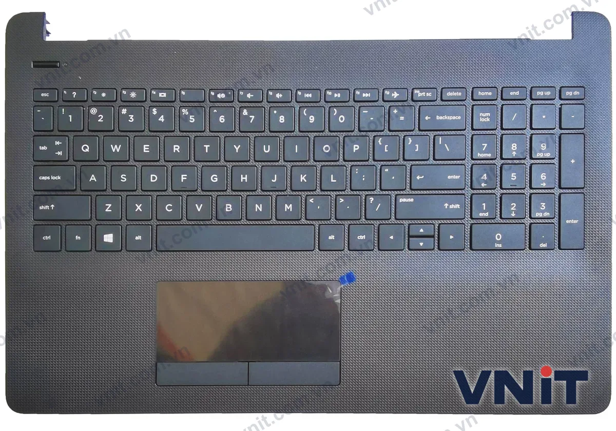 Bàn phím kèm bệ (palmrest) Laptop HP 15-BS, 15-BW, 15-BU, TPN-C129, TPN-C130, 250 G6, 925010-001, grid (Màu đen)