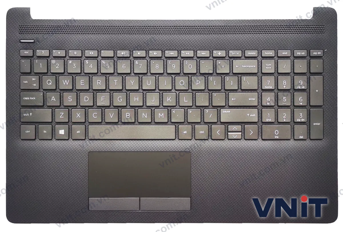 Bàn phím kèm bệ (palmrest) Laptop HP 15-DA, 15-DB, 15S-DR, TPN-C135, TPN-C136, 250 G7 (Màu đen)