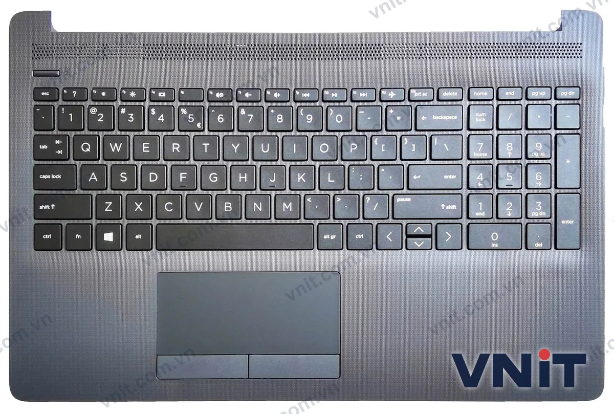 Bàn phím kèm bệ (palmrest) Laptop HP 15-DA, 15-DB, 15S-DR, TPN-C135, TPN-C136, 250 G7 (Màu xám)