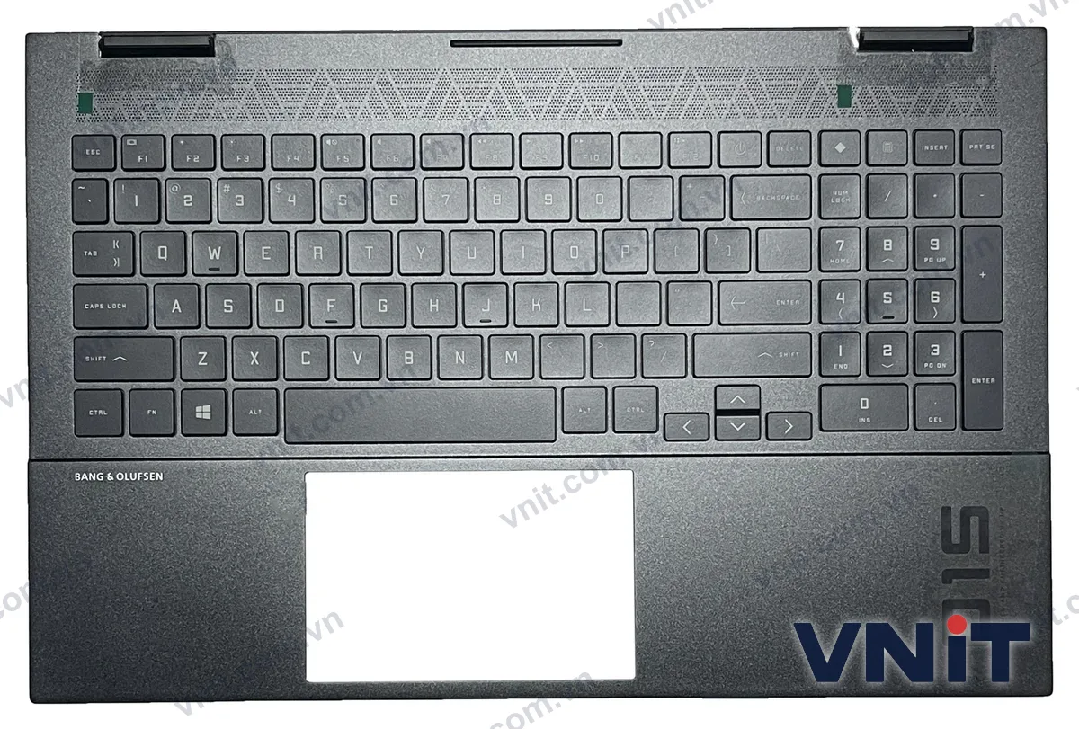 Bàn phím kèm bệ (palmrest) Laptop HP 15-EK, 15-EN, TPN-Q236, TPN-Q238, RGB (Có đèn nền) (Màu đen)