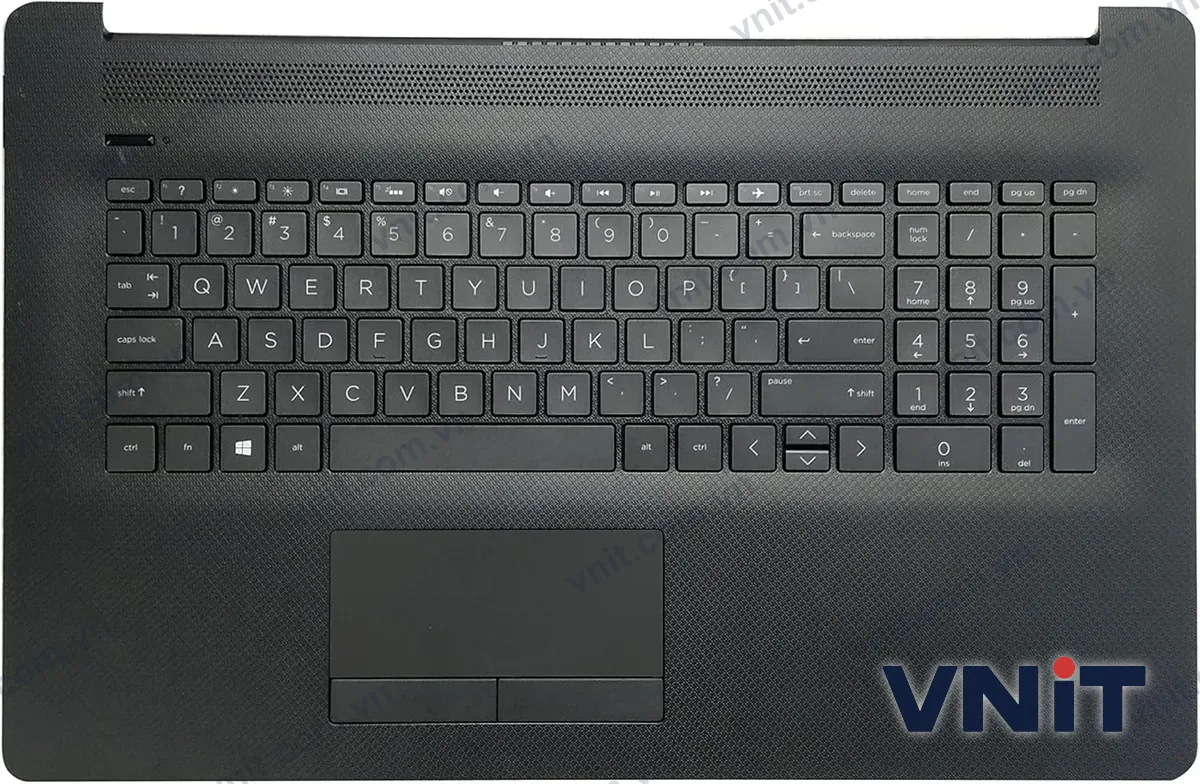 Bàn phím kèm bệ (palmrest) Laptop HP 17-by, 17T-by, 17-CA, 17Z-CA, 17-CR, 17Q-CS, 470 G7, ODD Touchpad (Có đèn nền) (Màu đen)
