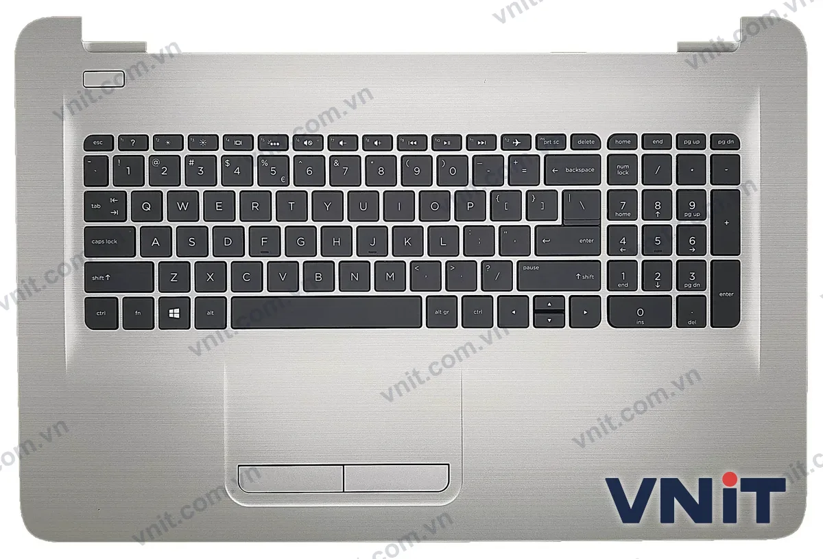 Bàn phím kèm bệ (palmrest) Laptop HP 17-X, 17-Y, 17-AY, 17-BA, 17-BD, 270 G5, TPN-W121, 856699-001 (Có đèn nền) (Màu bạc)