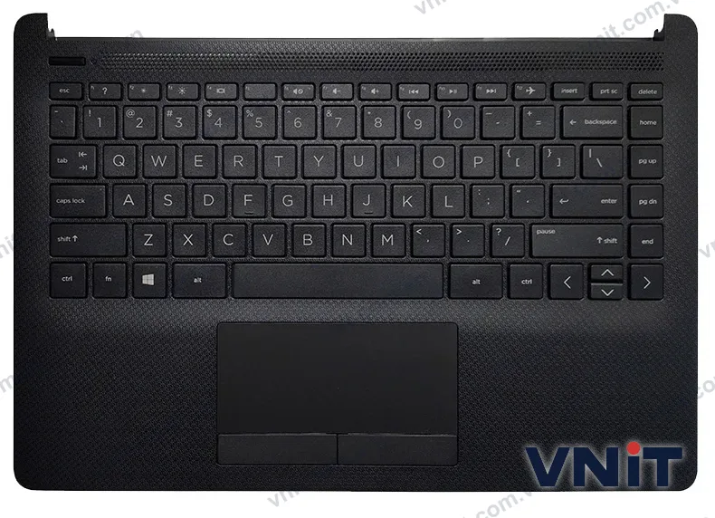 Bàn phím kèm bệ (palmrest) Laptop HP 240 G8, 245 G8, 246 G8, 14-CF, 14-DK, touchpad (Có đèn nền) (Màu đen)
