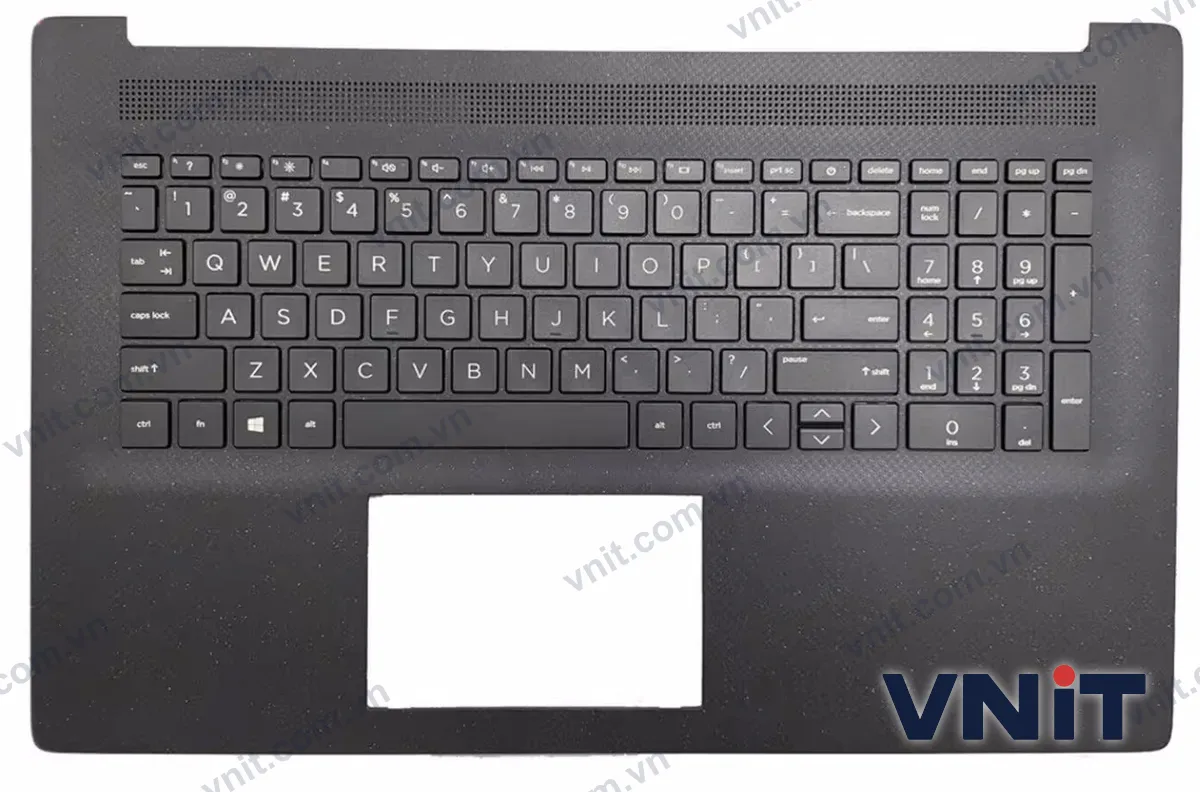 Bàn phím kèm bệ (palmrest) Laptop HP 470 G8, 470 G9, 17-CN, 17-CP, 17S-CU, TPN-L140 (Có đèn nền) (Màu đen)